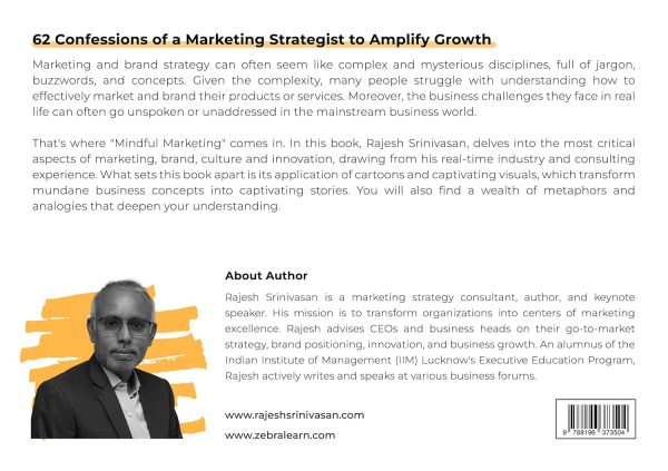 Mindful Marketing - The First of Its Kind Cartoon Book to Master Modern Marketing | 62+ Cartoons & frameworks on Digital Marketing, Marketing Strategies | By Rajesh Srinivasan | Zebralearn Books Hardcover – 1 - Image 3